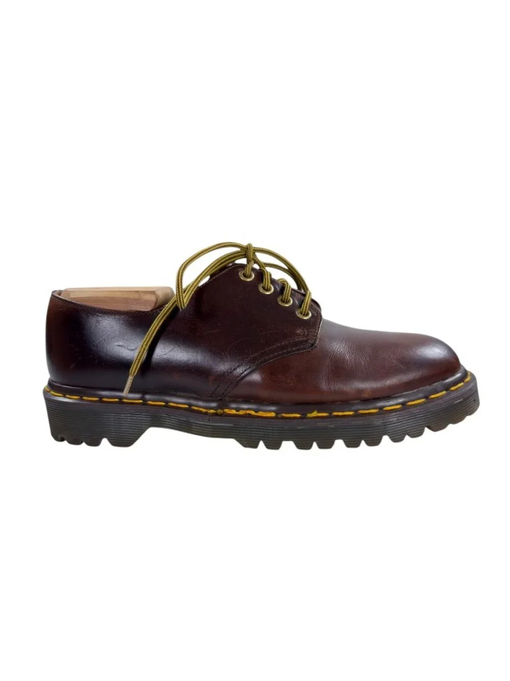 Vintage Dr Martens 1561 Oxford Shoes Mens UK 7 US 8 Brown Leather Made England
